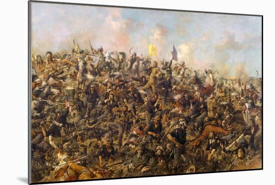 Custer's Last Stand by Edgar Samuel Paxson, 1899-Edgar Samuel Paxson-Mounted Giclee Print