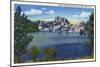 Custer State Park, South Dakota, View of Sylvan Lake in the Black Hills-Lantern Press-Mounted Art Print