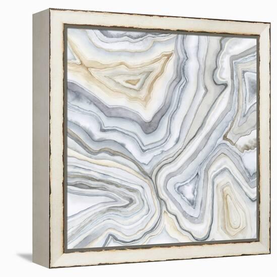 Custom Agate Abstract II (ST)-Megan Meagher-Framed Stretched Canvas