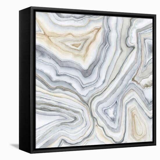 Custom Agate Abstract II (ST)-Megan Meagher-Framed Stretched Canvas