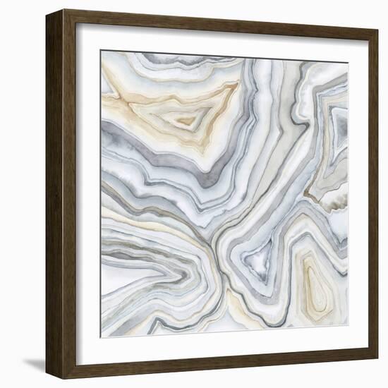 Custom Agate Abstract II (ST)-Megan Meagher-Framed Art Print