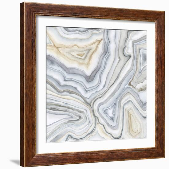 Custom Agate Abstract II (ST)-Megan Meagher-Framed Art Print