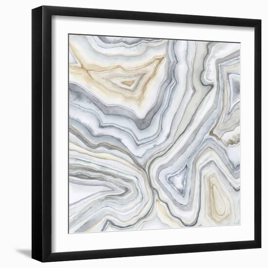 Custom Agate Abstract II (ST)-Megan Meagher-Framed Art Print