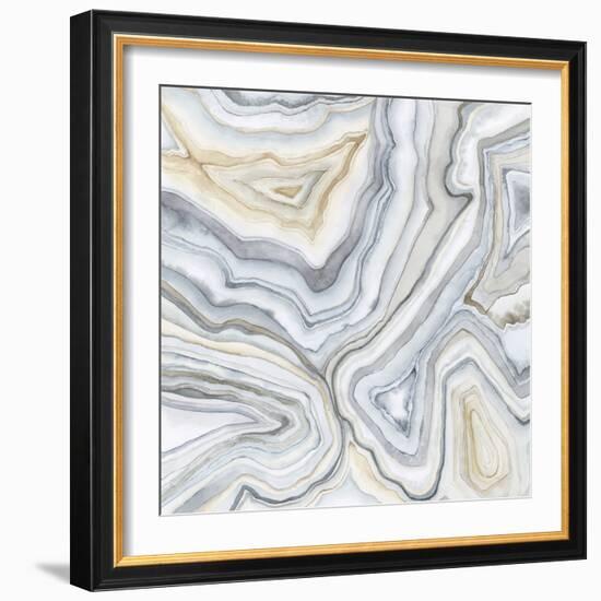 Custom Agate Abstract II (ST)-Megan Meagher-Framed Art Print
