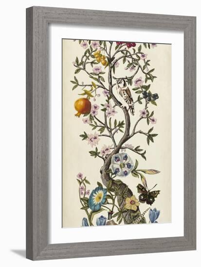 Custom Chinoiserie Natura I (SM)-Naomi McCavitt-Framed Art Print