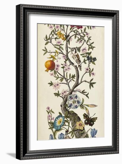 Custom Chinoiserie Natura I (SM)-Naomi McCavitt-Framed Art Print