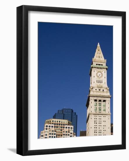 Custom House, Financial District, Boston, Massachusetts, USA-Amanda Hall-Framed Photographic Print