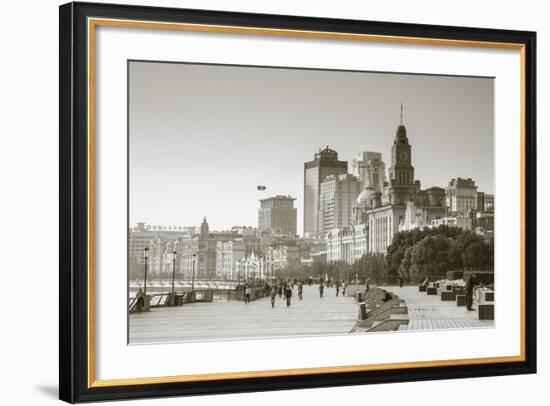 Custom House on the Bund, Shanghai, China-Jon Arnold-Framed Photographic Print