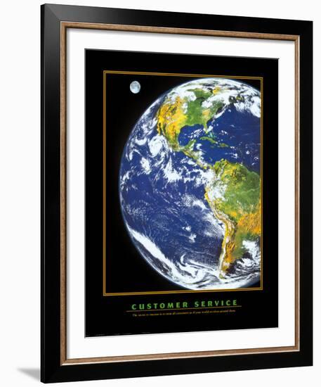 Customer Service-null-Framed Art Print