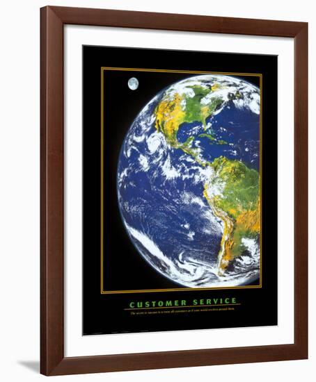 Customer Service-null-Framed Art Print