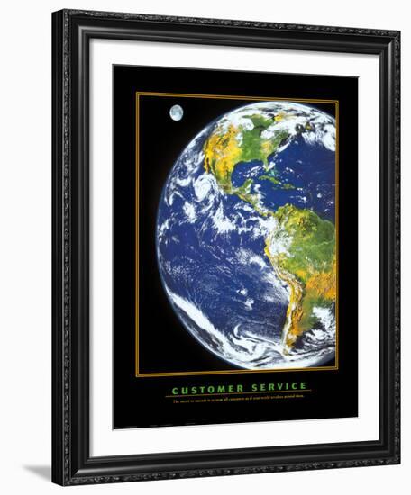 Customer Service-null-Framed Art Print