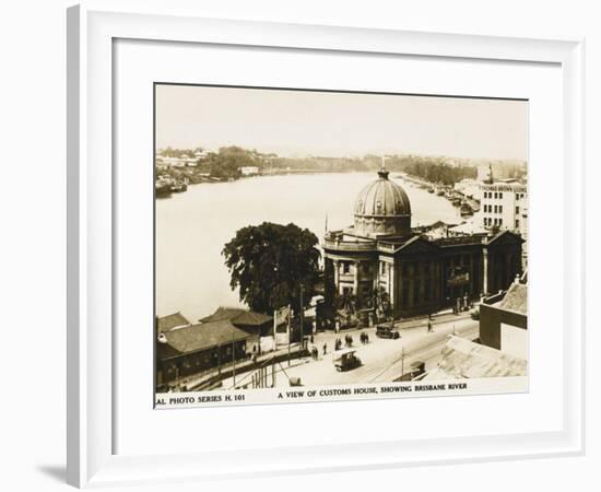 Customs House, Brisbane, Australia-null-Framed Photographic Print