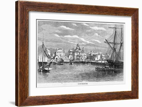 Customs House in Salem, Massachusetts-null-Framed Giclee Print