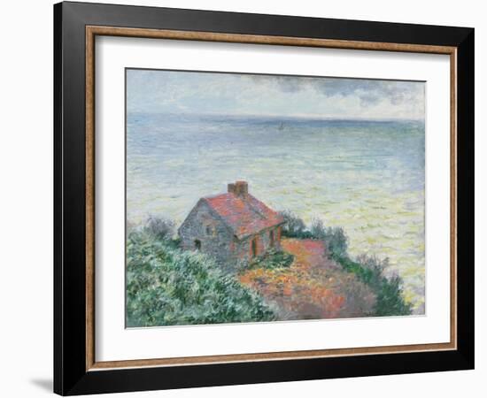 Customs Post at Dieppe, 1882-Claude Monet-Framed Giclee Print