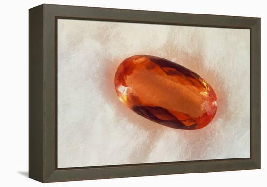 Cut And Polished Crystal of Imperial Topaz-Vaughan Fleming-Framed Premier Image Canvas