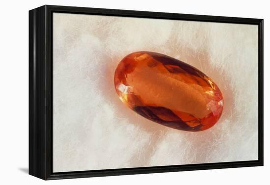 Cut And Polished Crystal of Imperial Topaz-Vaughan Fleming-Framed Premier Image Canvas