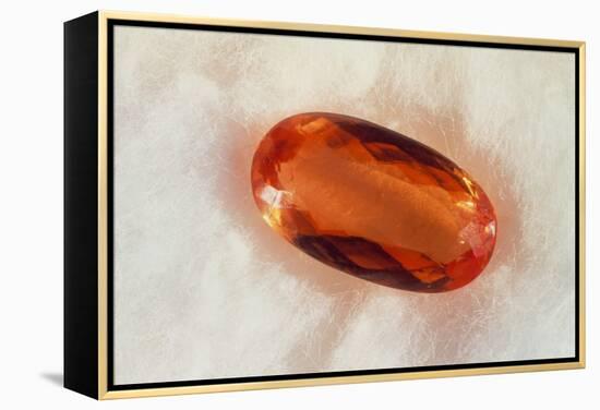 Cut And Polished Crystal of Imperial Topaz-Vaughan Fleming-Framed Premier Image Canvas