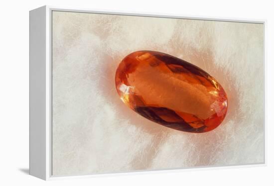 Cut And Polished Crystal of Imperial Topaz-Vaughan Fleming-Framed Premier Image Canvas