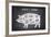 Cut of Meat Set. Poster Butcher Diagram, Scheme and Guide - Pork. Vintage Typographic Hand-Drawn On-Forest Foxy-Framed Art Print