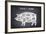 Cut of Meat Set. Poster Butcher Diagram, Scheme and Guide - Pork. Vintage Typographic Hand-Drawn On-Forest Foxy-Framed Art Print