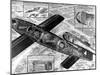 Cutaway Diagram of the V-1 'Flying Bomb'; Second World War-null-Mounted Photographic Print