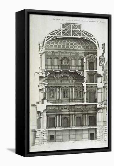 Cutaway Showing the Main Hall of the Louvre-Jean Mariette-Framed Premier Image Canvas