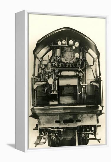 Cutaway View of Train Engine-null-Framed Stretched Canvas
