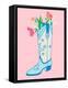 Cute Boots II-Grace Popp-Framed Stretched Canvas