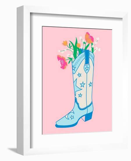 Cute Boots II-Grace Popp-Framed Premium Giclee Print