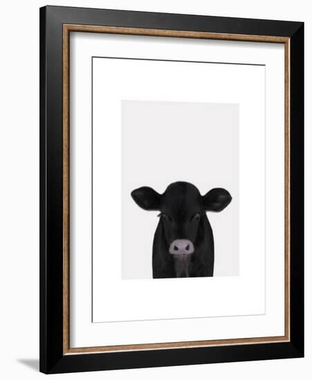 Cute Calf 1-Leah Straatsma-Framed Art Print