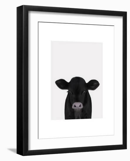 Cute Calf 1-Leah Straatsma-Framed Art Print