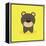 Cute Cartoon Bear-Nestor David Ramos Diaz-Framed Stretched Canvas