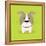 Cute Cartoon Dog-Nestor David Ramos Diaz-Framed Stretched Canvas