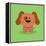 Cute Cartoon Dog-Nestor David Ramos Diaz-Framed Stretched Canvas