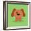 Cute Cartoon Dog-Nestor David Ramos Diaz-Framed Art Print