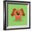 Cute Cartoon Dog-Nestor David Ramos Diaz-Framed Art Print