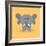 Cute Cartoon Elephant-Nestor David Ramos Diaz-Framed Art Print