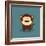 Cute Cartoon Monkey-Nestor David Ramos Diaz-Framed Art Print