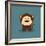 Cute Cartoon Monkey-Nestor David Ramos Diaz-Framed Art Print