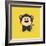 Cute Cartoon Monkey-Nestor David Ramos Diaz-Framed Art Print