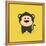 Cute Cartoon Monkey-Nestor David Ramos Diaz-Framed Stretched Canvas