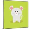 Cute Cartoon Mouse-Nestor David Ramos Diaz-Mounted Art Print