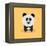 Cute Cartoon Panda-Nestor David Ramos Diaz-Framed Stretched Canvas