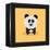 Cute Cartoon Panda-Nestor David Ramos Diaz-Framed Stretched Canvas