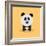 Cute Cartoon Panda-Nestor David Ramos Diaz-Framed Art Print