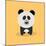 Cute Cartoon Panda-Nestor David Ramos Diaz-Mounted Art Print