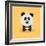 Cute Cartoon Panda-Nestor David Ramos Diaz-Framed Art Print