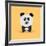 Cute Cartoon Panda-Nestor David Ramos Diaz-Framed Giclee Print