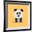 Cute Cartoon Panda-Nestor David Ramos Diaz-Framed Giclee Print