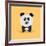 Cute Cartoon Panda-Nestor David Ramos Diaz-Framed Giclee Print